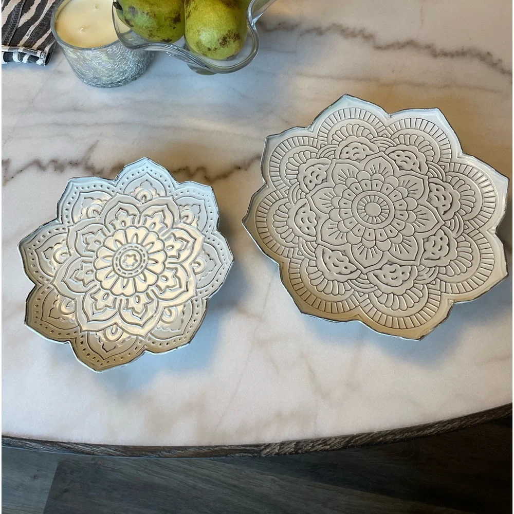 2 Pc Set Metal Wall Decor by Bungalow Rose - Picture 2 of 9
